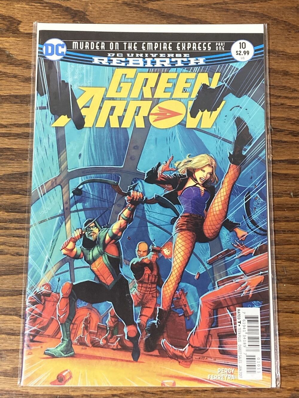 Green Arrow #10 Juan Ferreyra Cover (DC Comics Early January 2017)